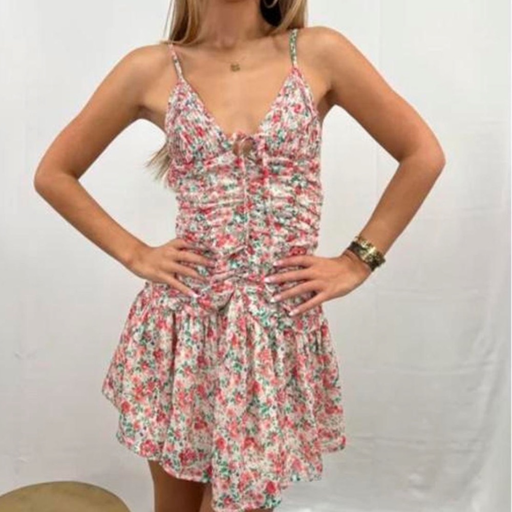 Isabelle’s Cabinet pink floral dress
